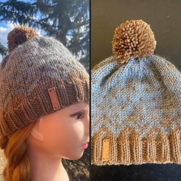 Handmade Wool Knit Toque Beanie - Picture 5 of 5